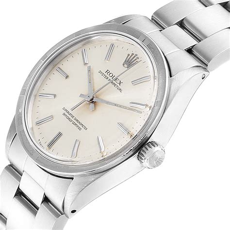 rolex oyster perpetual stainless steel mens watch